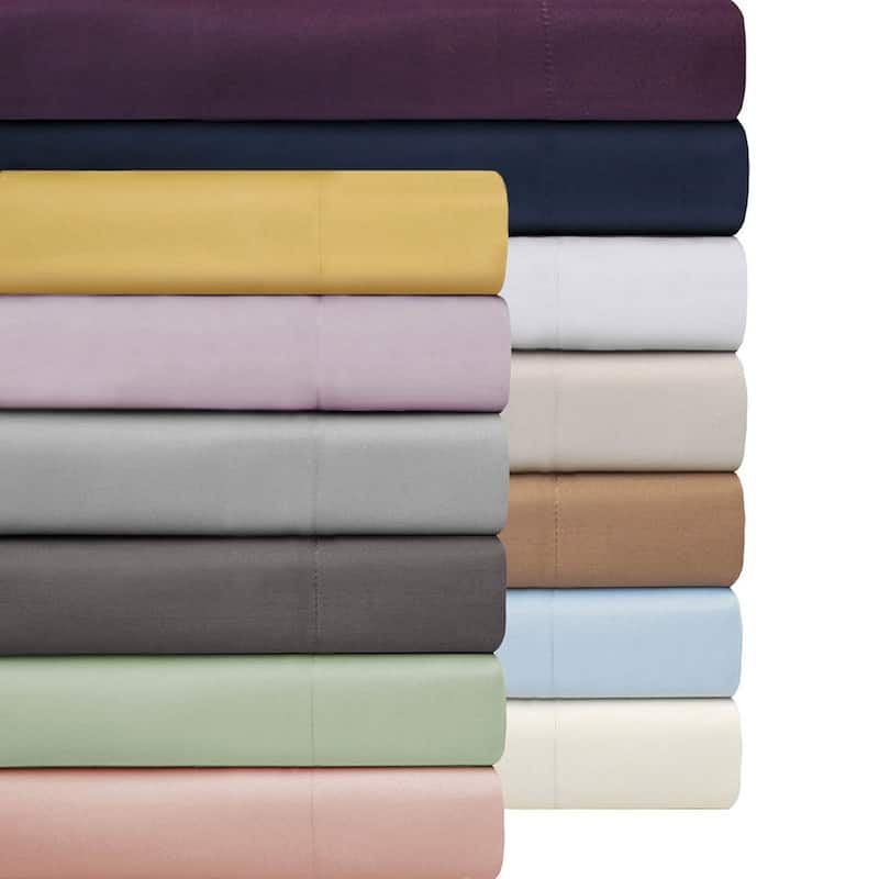 HomeRoots Blush King Cotton Blend 1000 Thread Count Washable Duvet Cover Set