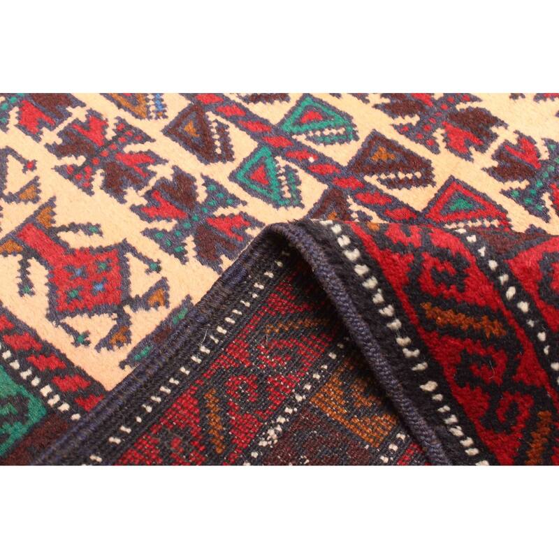 ECARPETGALLERY Hand-knotted Teimani Light Brown Wool Rug - 2'10 x 4'8