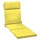 preview thumbnail 78 of 86, Arden Selections Leala Texture Outdoor Chaise Lounge Cushion 72 in L x 21 in W x 2.5 in H - Lemon Yellow Leala
