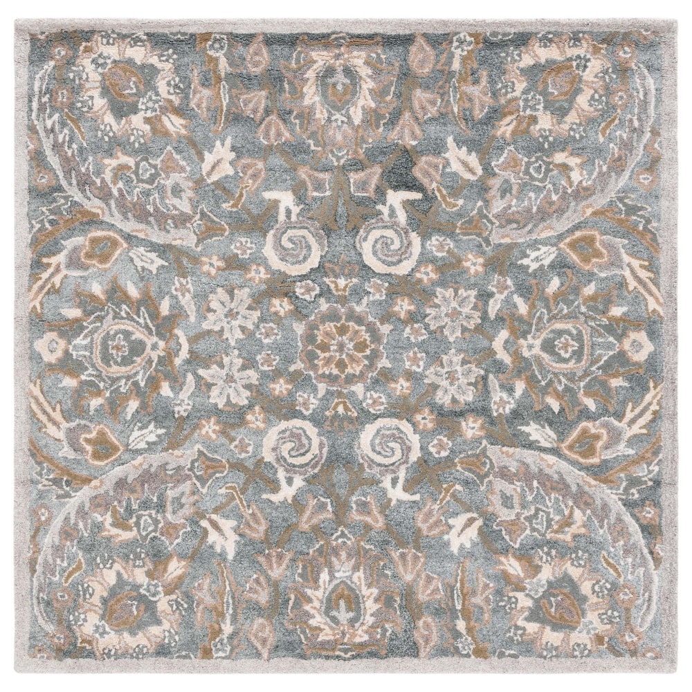 SAFAVIEH Handmade Bella Tifenn Modern Floral Wool Rug