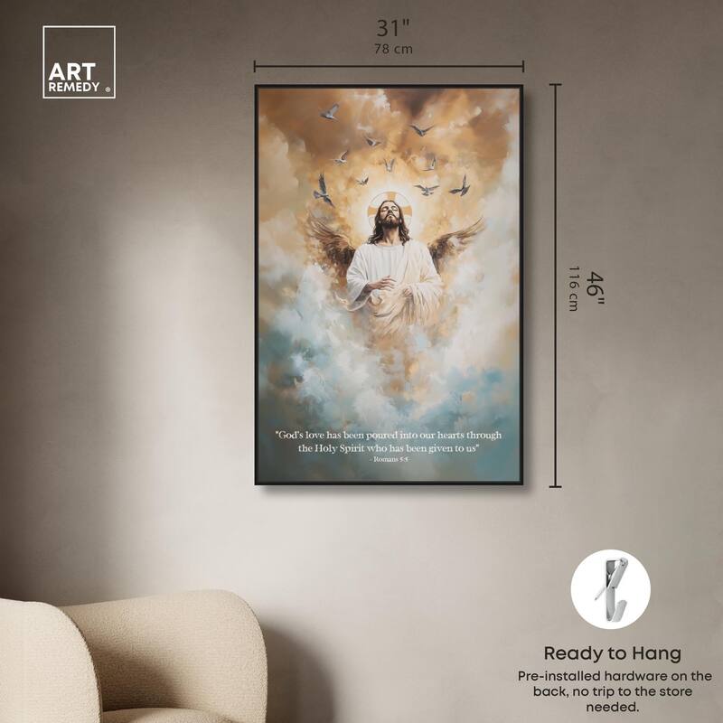 His Love Canvas by Art Remedy