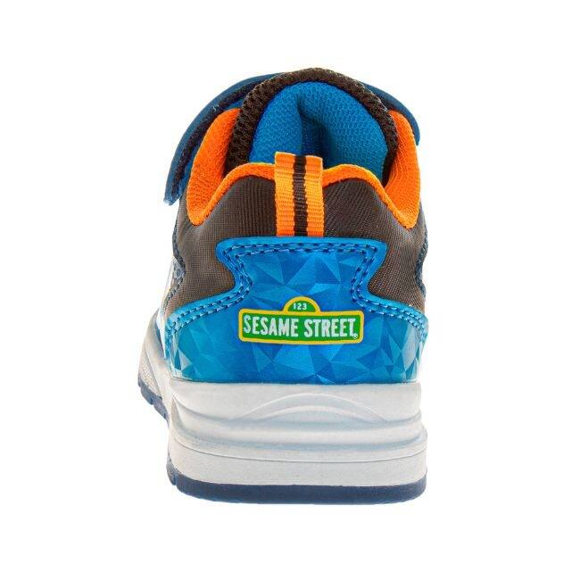 Sesame Street Kids Cookie Monster Light Up Hook and Loop Fashion Sneaker