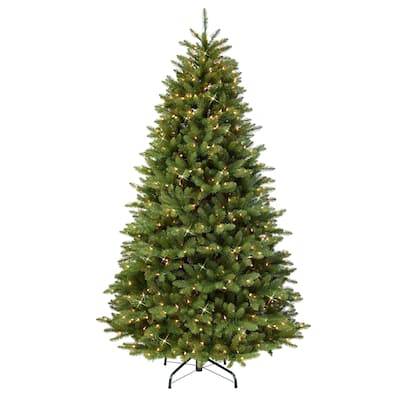 7.5' Pre-lit Fraser Fir Grand Tree Artificial Tree 750 Clear Lights