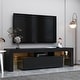preview thumbnail 1 of 9, Modern 20 Colors LED TV Stand ,Remote Control Black
