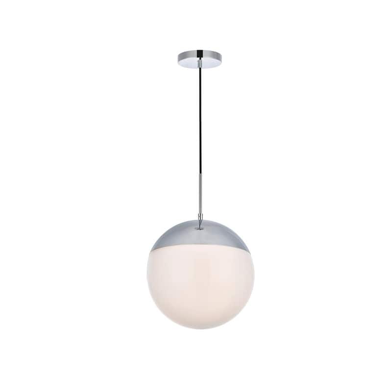 1-Light Pendant with 14 inch Frosted White Glass