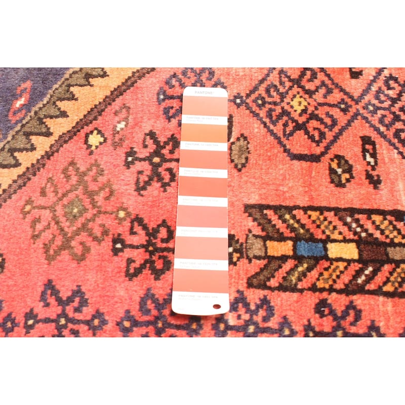 ECARPETGALLERY Hand-knotted Andelz Red Wool Rug - 4'2 x 6'4