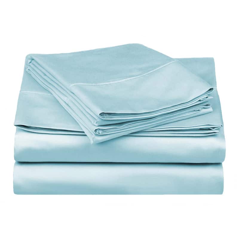 Superior Egyptian Cotton 530 Thread Count Deep Pocket Solid Sheet Set