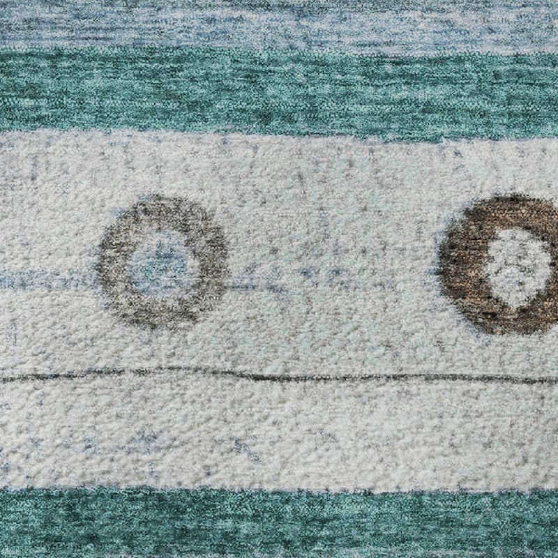 Premium Washable Super Soft Global Stripes Mayfield Rug