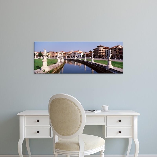 Easy Art Prints Panoramic Images's 'Prato Della Valle, Padua, Italy' Premium Canvas Art