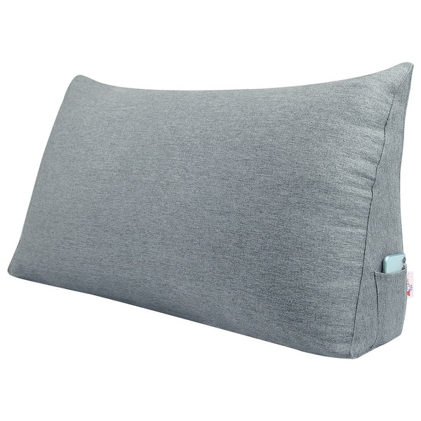 Bed Rest Reading Wedge Pillow Alternative Headboard Back Support