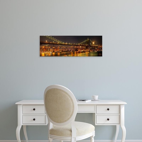 Easy Art Prints Natalie Mikaels's 'Three Bridges' Premium Canvas Art