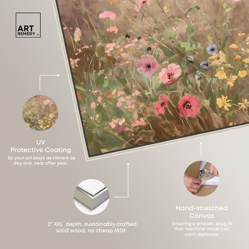 Wildflower Meadow Canvas by Art Remedy