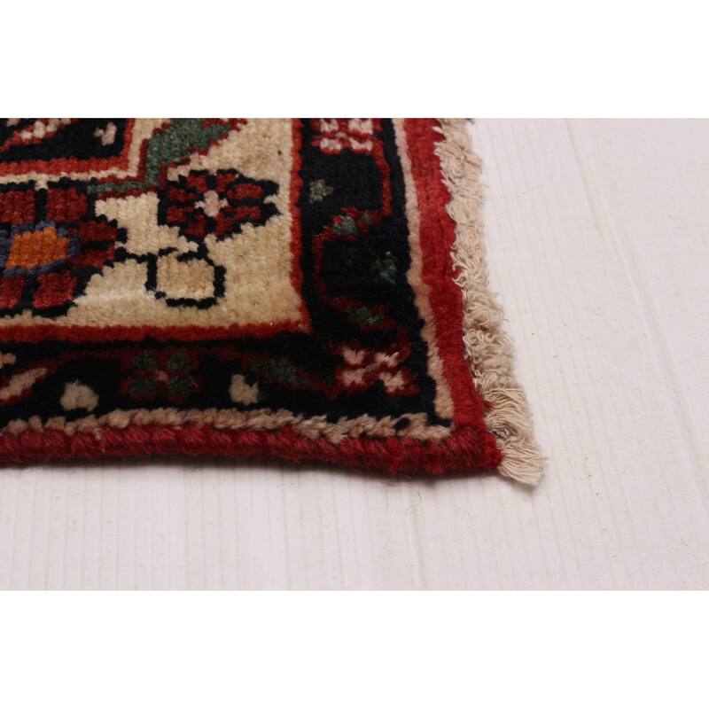 ECARPETGALLERY Hand-knotted Anadol Red Wool Rug - 3' 5" x 9' 1"