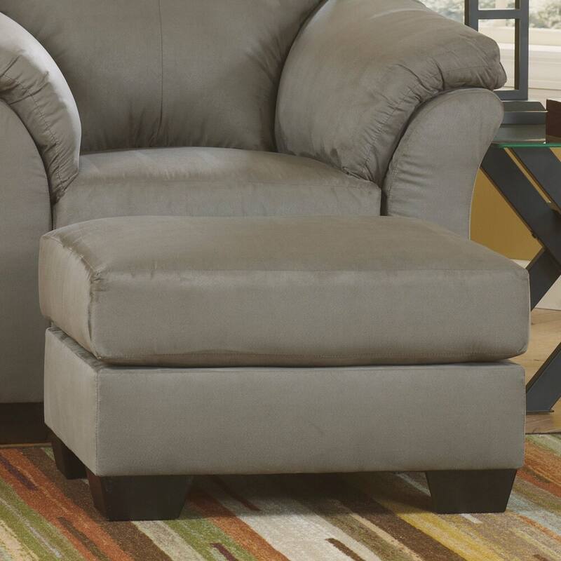 Darcy Cobblestone Grey Ottoman