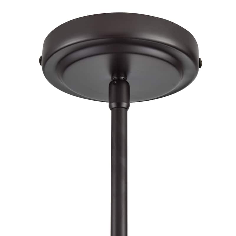 Boman 23-inch Wide 3-Light Chandelier in Matte Black