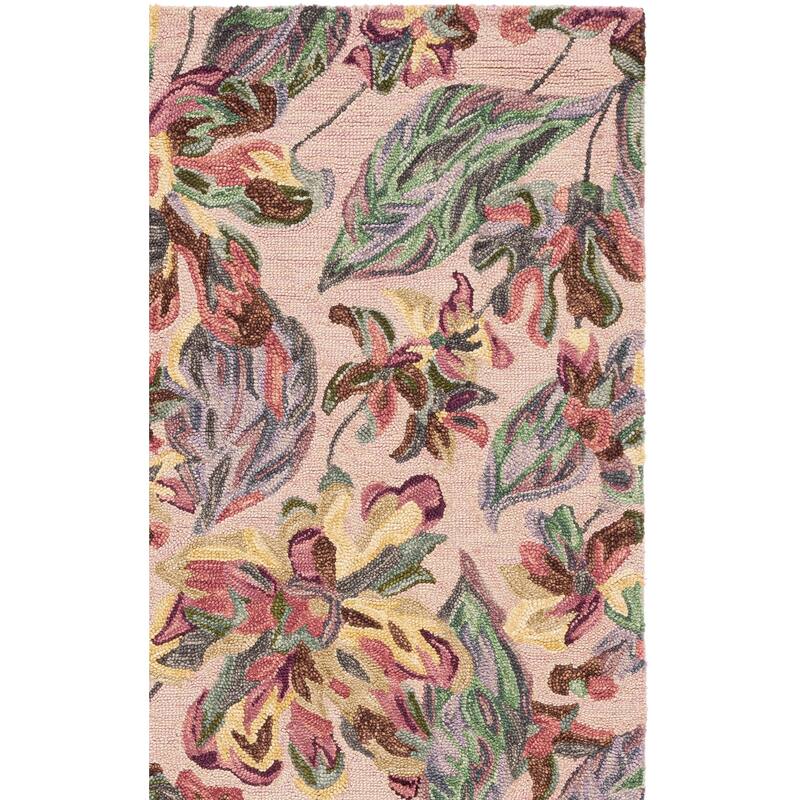 SAFAVIEH Handmade Blossom Clasien French Country Floral Wool Rug