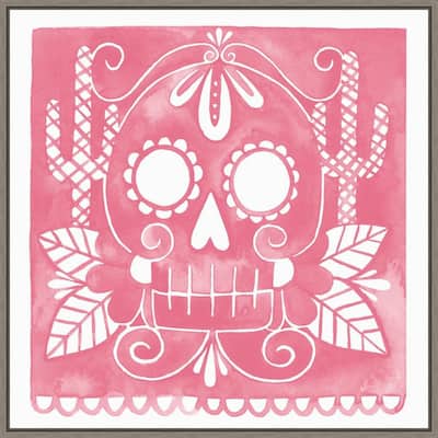 Amanti Art Dia de Fiesta IV Framed Canvas Wall Art