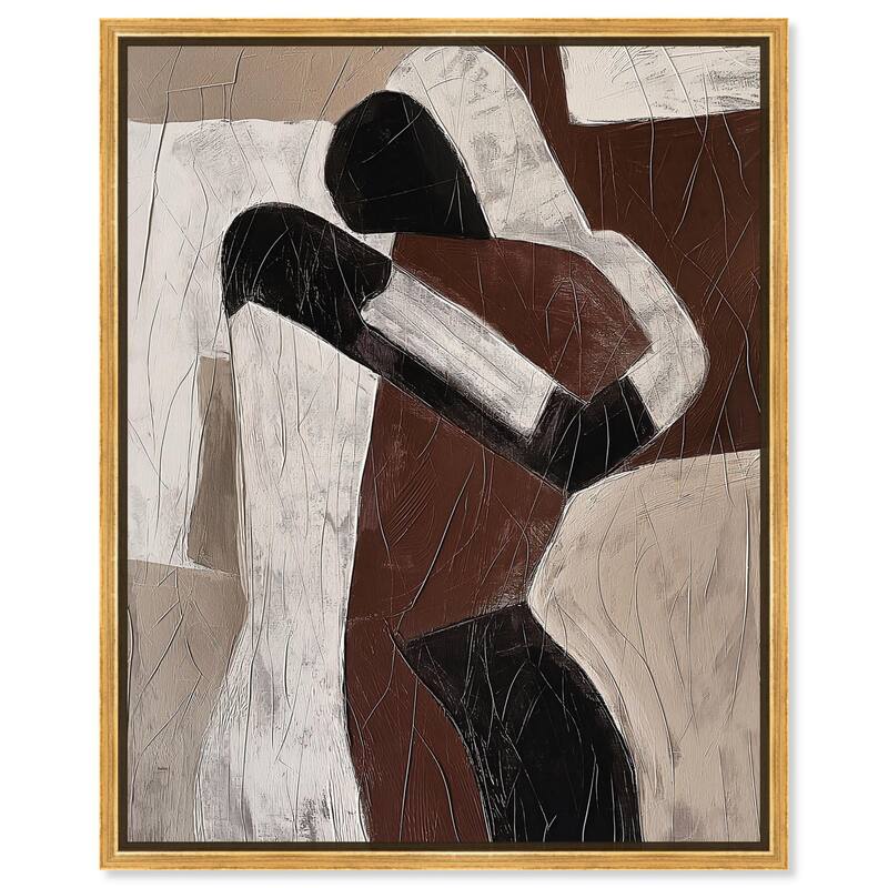 Inextricable II Canvas by Art Remedy - Gold - 20" x 24"