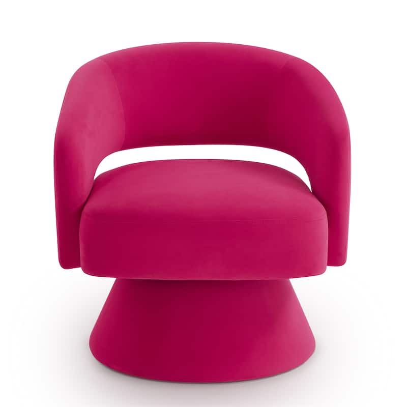 Modern Swivel Barrel Chair