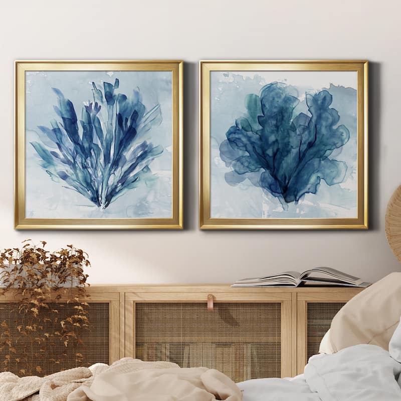 Coastal Coral I-Premium Framed Canvas - Ready to Hang - Multi-Color