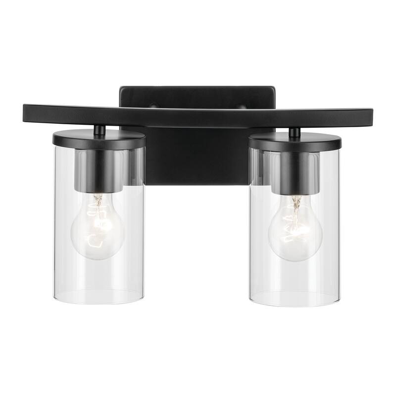 Kichler Lighting Crosby Bathroom Vanity Light with Clear Glass