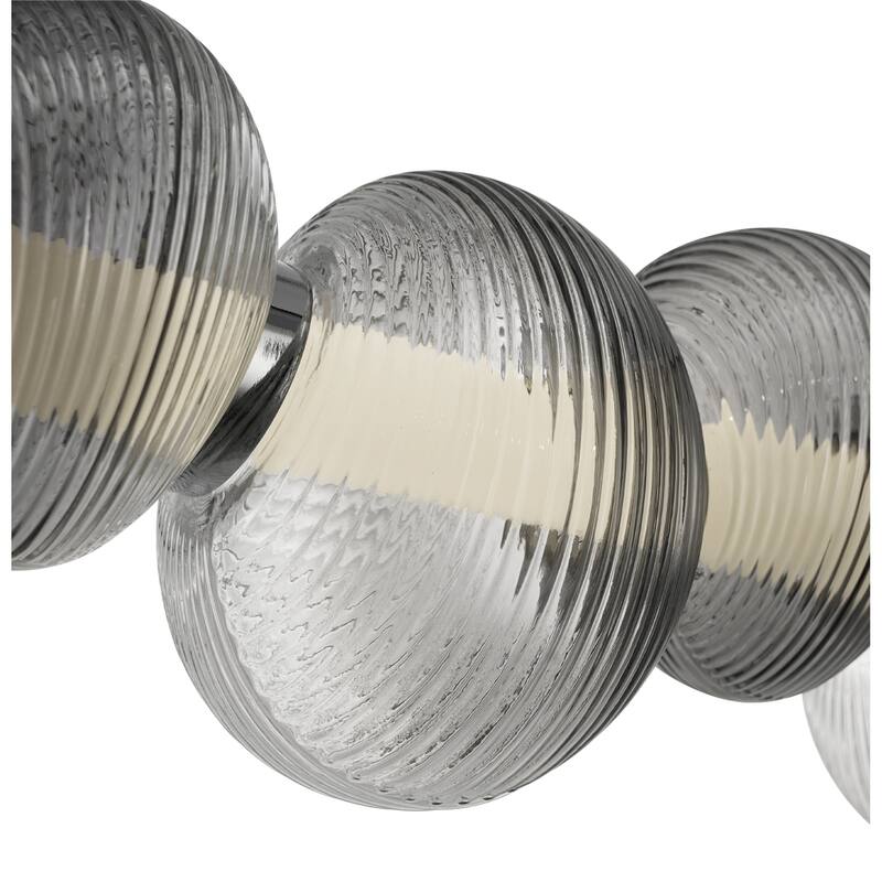 Artcraft Ariel Integrated LED Island-Light - Chrome with Black Accent
