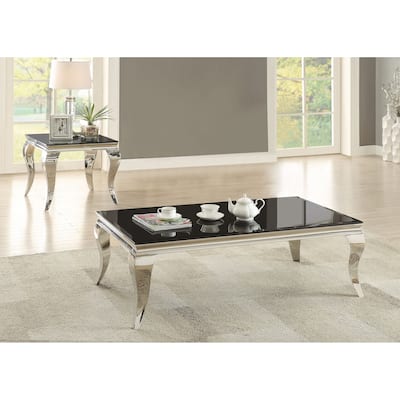 Carone Glass Top Coffee And End Table Set