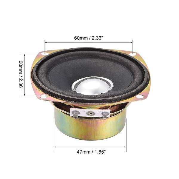 10w 4 Ohm 3 Inch 78x78x39mm Anti Magnetic Speaker Tweeter Speakers On Sale Overstock 30566310