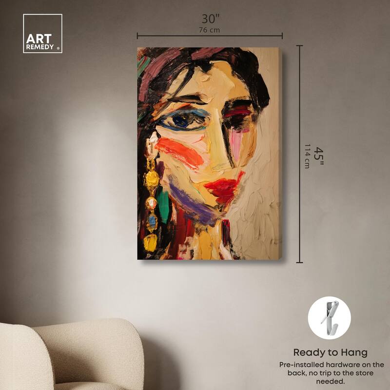 Colorful Expression I Canvas by Art Remedy, Gallery Wrapped