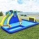 preview thumbnail 2 of 4, 6 in1 Inflatable Water Slides Giant Water Park with Air Blower