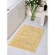 Home Weavers Bellflower Collection Absorbent Cotton Machine Washable Bath Rug
