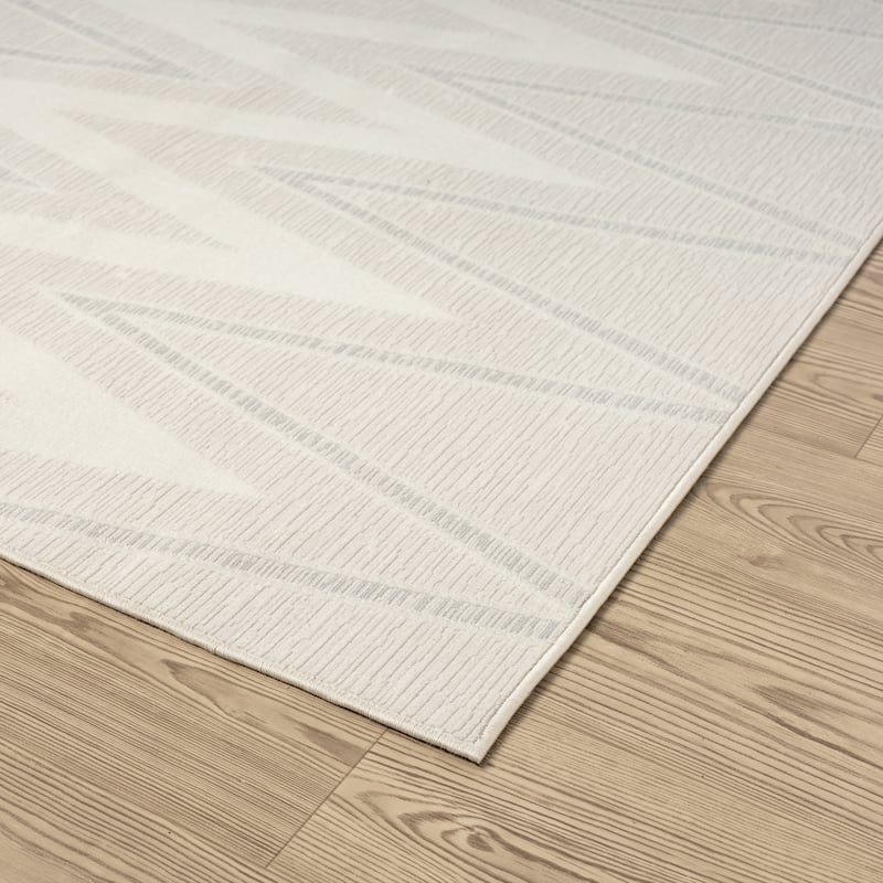 Abani Rugs Regal REG510A Beige Cream Grey Geometric Triangle Area Rug
