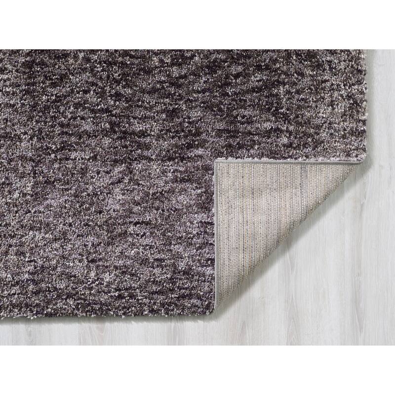 Domani Plush Mid-Century Casually Neutral Shag Area Rug