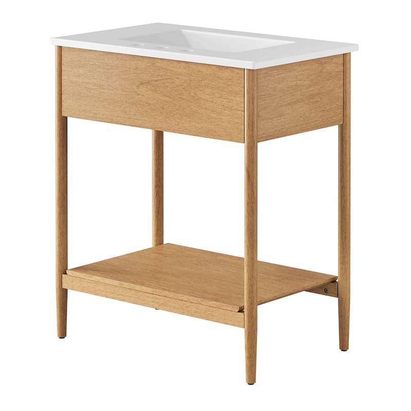 Zaire 18"/24"/30"/36"/48" Bathroom Vanity with White Sink Top