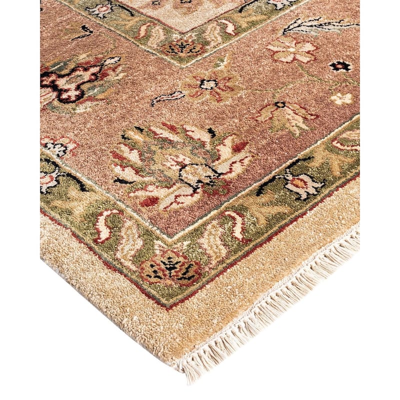 Oushak One-of-a-Kind Handmade Area Rug - Sand, 8' 10" x 11' 10" - 8' 10" x 11' 10"