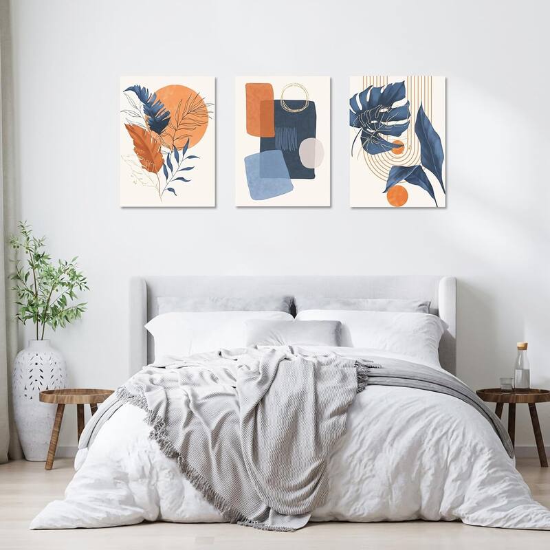 Geometric Abstract Modern Neutral Boho Wall Art