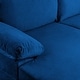 preview thumbnail 28 of 68, Modern XL Velvet Upholstery U-shaped Sectional Sofa