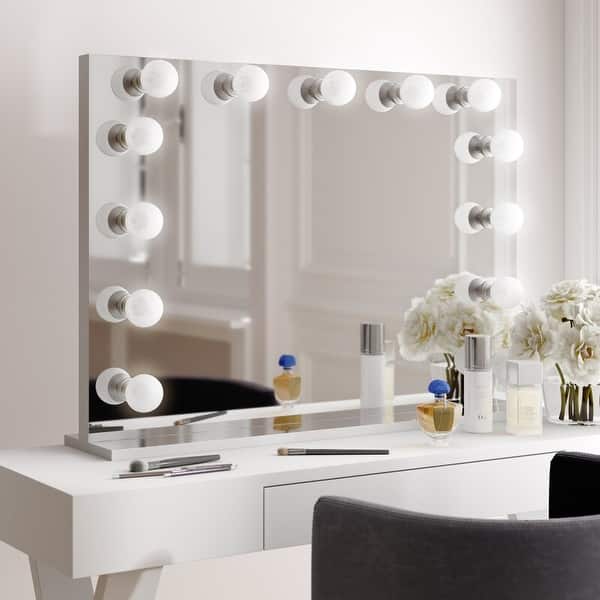 Hollywood LED Mirror With Base (Table Mount or Wall Mount) Studio