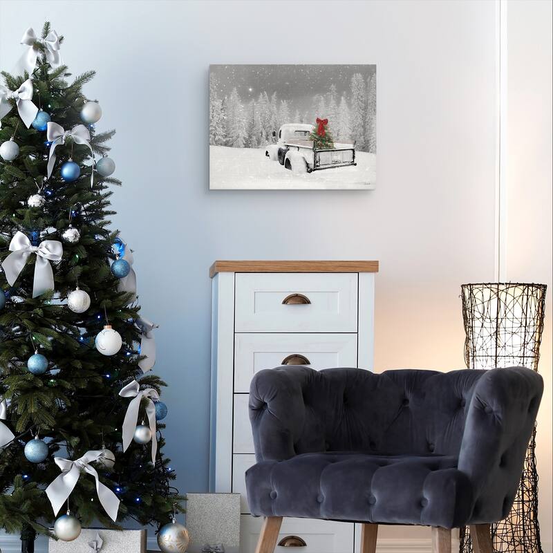 Holly Jolly Christmas by Lori Deiter Canvas Art Print