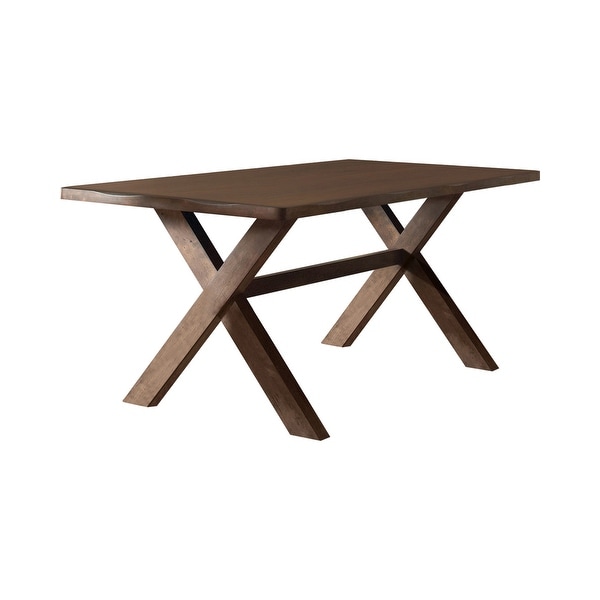 Gawain Knotty Nutmeg X base Dining Table Bed Bath Beyond