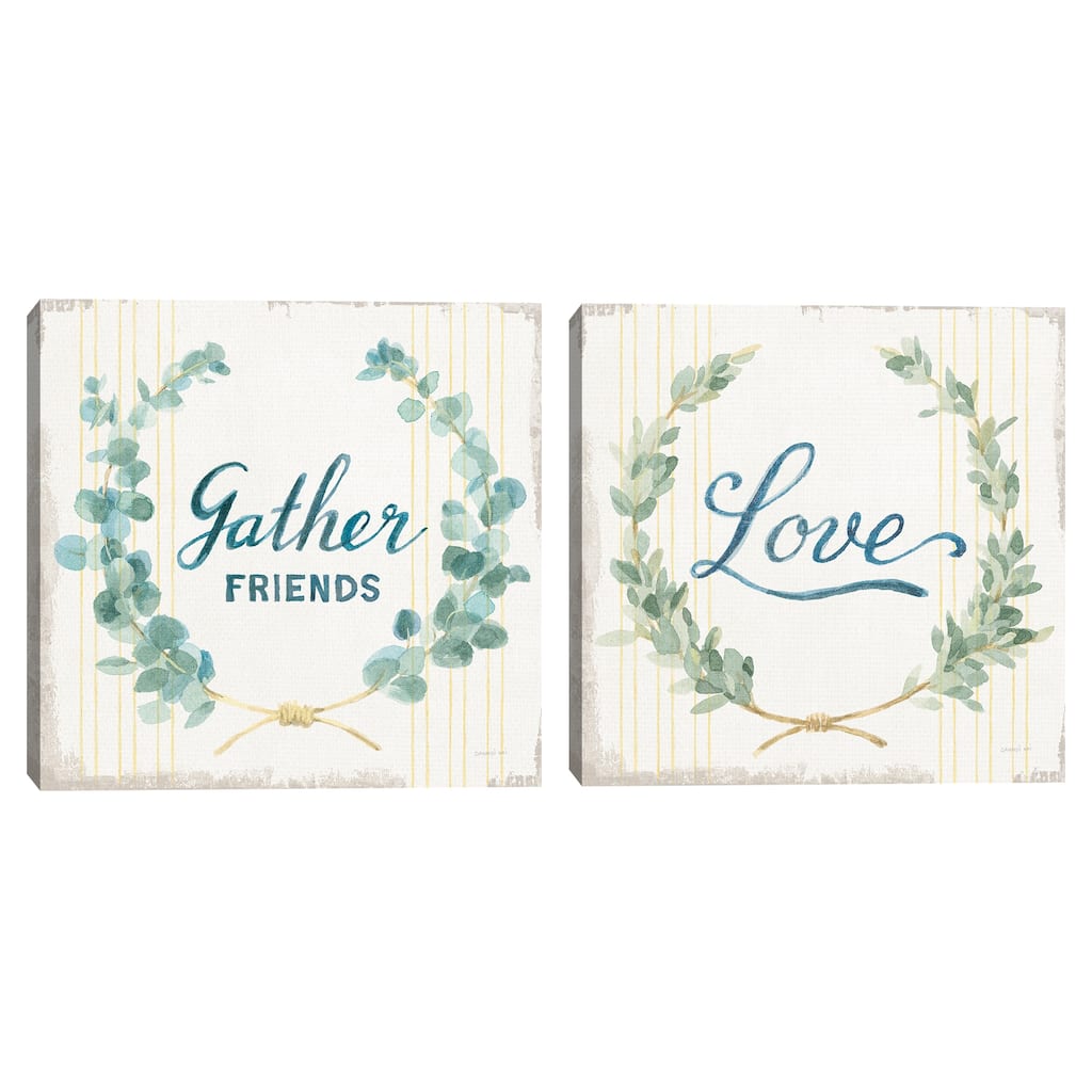 Floursack Home IX, Floursack Home VIII Canvas Art Prints