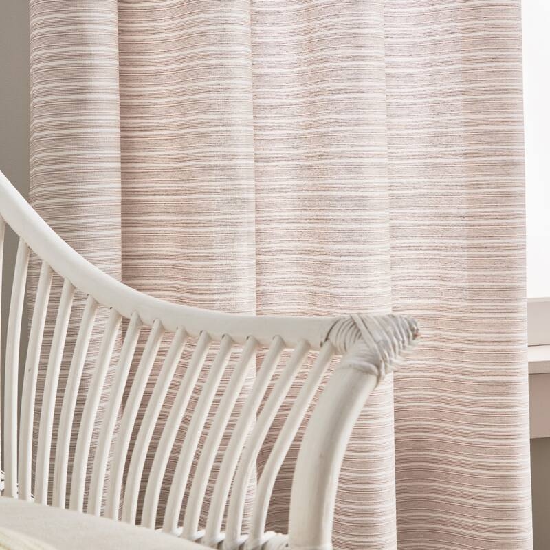 Cargo Stripe Grommet Curtain Panel Pair