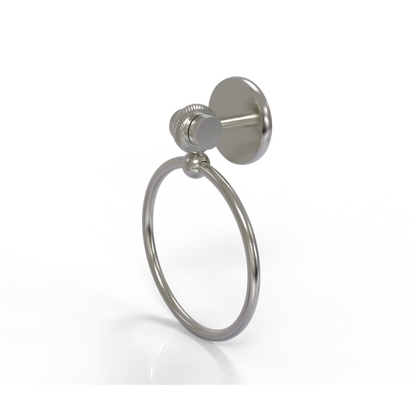 Allied Brass Satellite Orbit Two Collection Towel Ring with Twist Accent