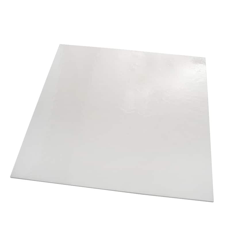 Imprint 36x36 White Porcelain Large Format Square Maiolica Wall and Floor Tile (17.67 sq ft/case) - 2 Pack