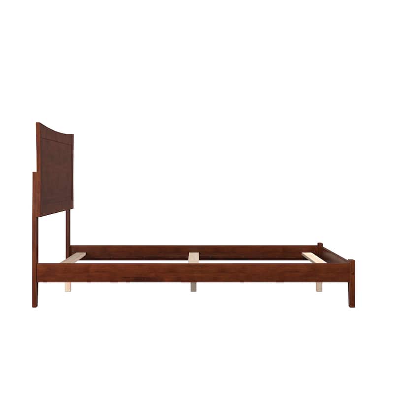 Metro Full Foundation Bed Frame in Walnut