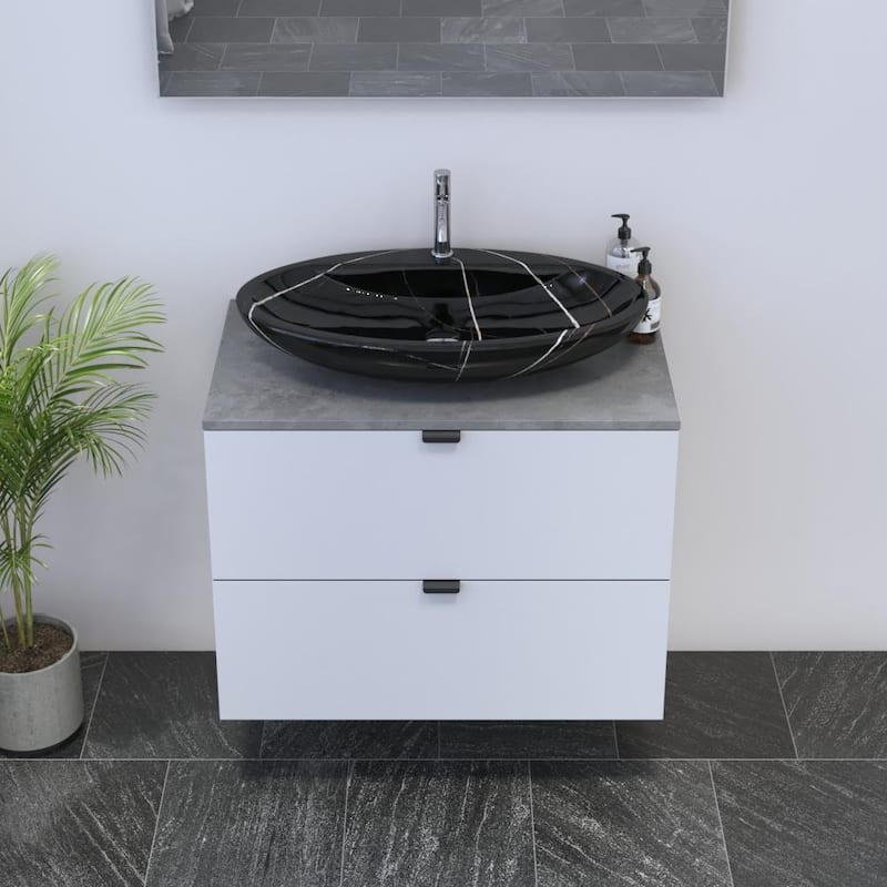 Ines 2S 80 Floating Bathroom Vanity (32" Width)