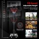 preview thumbnail 8 of 15, 4.25-10 Feet Adjustable Basketball Hoop System with 44 Inch Backboard