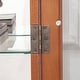 preview thumbnail 10 of 30, GDFStudio - Regency Traditional Storage Curio Cabinet with Tempered Glass Doors and Lighted Display