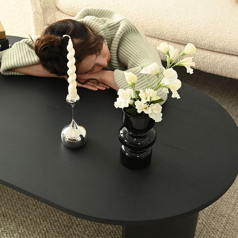 51" Large Oval Coffee Table