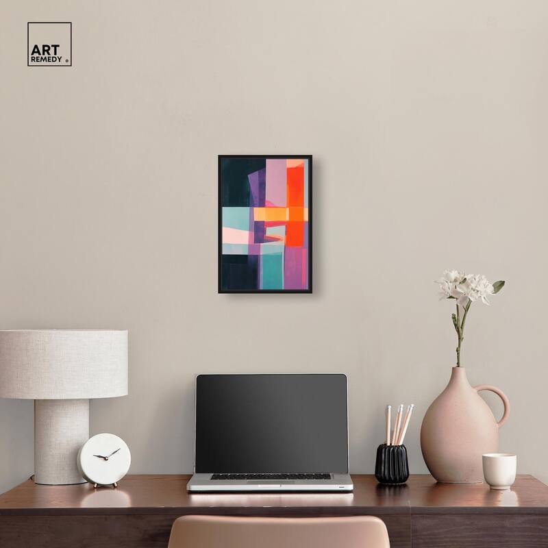 Color Blocks II Canvas by Art Remedy